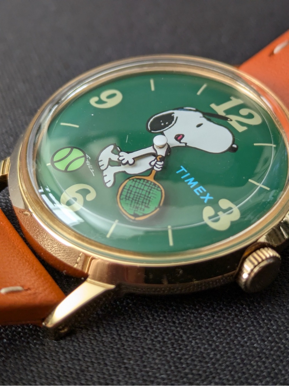 Peanuts x Timex Marlin Hand-Wound Snoopy Tennis